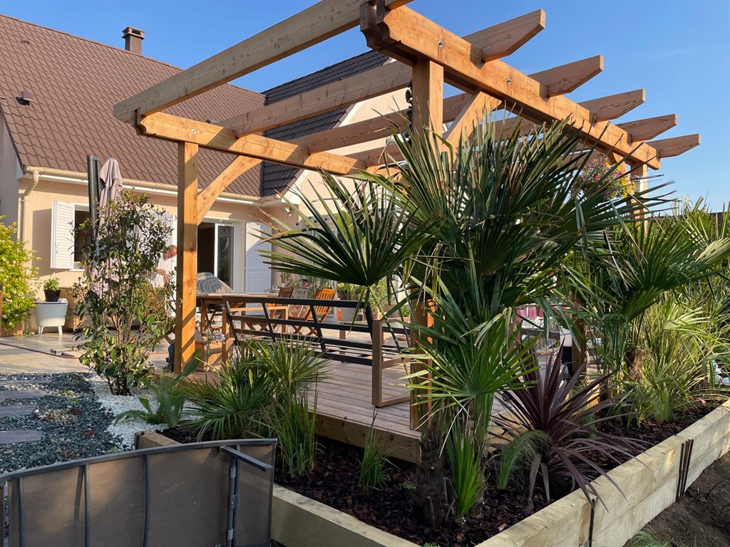 Aménagement bois extérieur Annecy